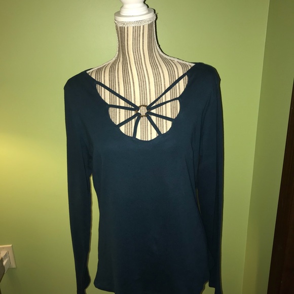 Gitano Tops - Gitano Strappy Long Sleeved Shirt